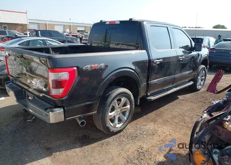 2021 Ford F-150 Lariat from USA, damaged, VIN 1FTFW1E58MFA69606